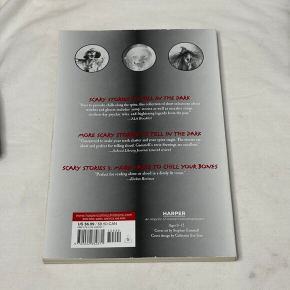 Scary Stories Boxed Set Alvin Schwartz & Stephen Gammell 3 Book Set Complete - Picture 7 of 14